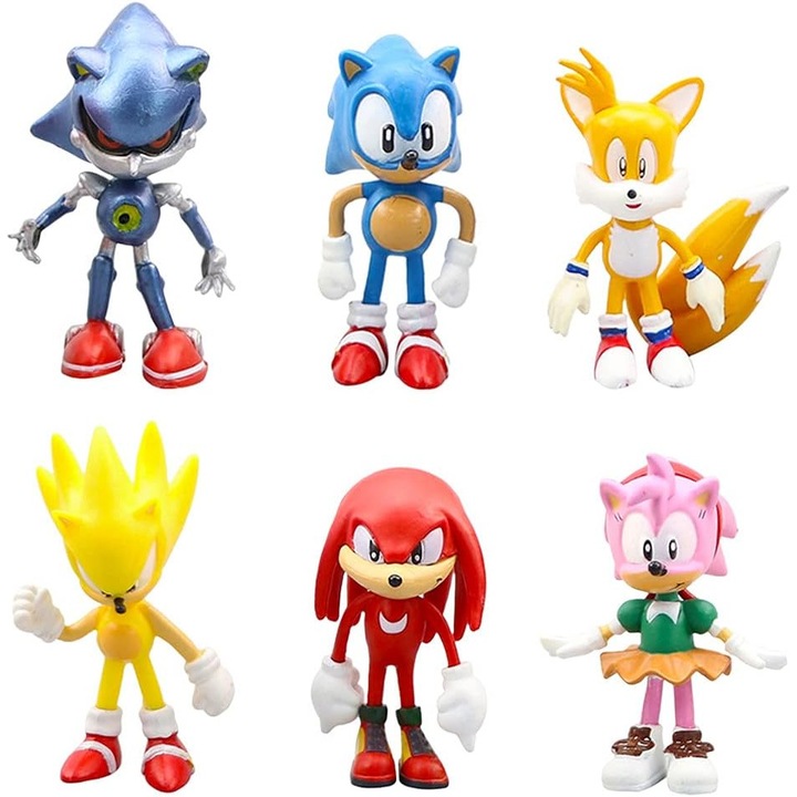 6 db-os tortadekorációs figura készlet - Tortadekorációk gyerekeknek születésnapra, miniatűr figurák, aranyos állatos tortadekorációk, születésnapi ajándék partidekorációk, lányoknak való kiegészítők