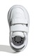 adidas Sportswear, Break Net 3.0 tépőzáras műbőr cipő, Fekete, Krémszín, 26 EU