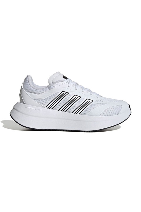 adidas Sportswear, Pantofi sport low-cut cu garnituri din material sintetic, Negru/Alb optic