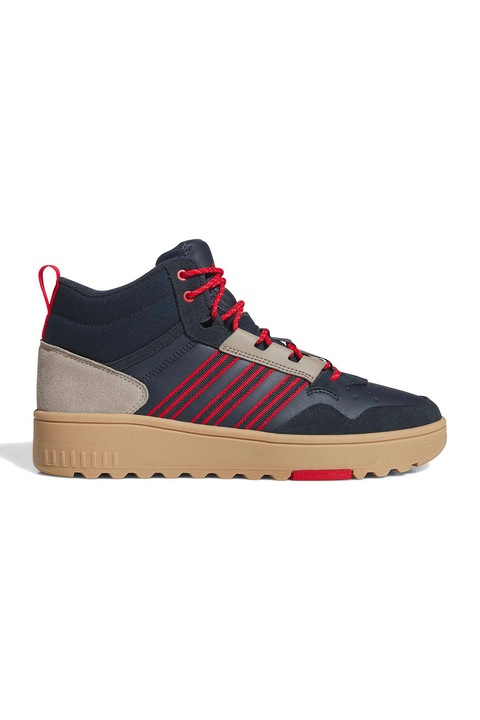 adidas Sportswear, Hoops 4.0 kosárlabdacipő, Piros/Bézs/Tengerészkék