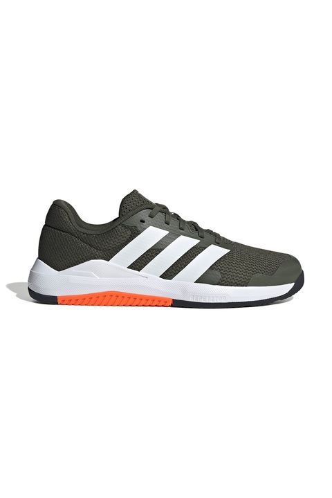 adidas Performance, Pantofi Dropset Base din plasa pentru antrenament, Alb/Kaki