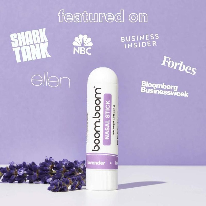 BOOMBOOM Set 4 Stick-uri Nazale Energizante - Concentrare Instanta & Energie Mentala | Senzatie Revitalizanta cu Menta | Perfect pentru Conducere, Invatat si Birou