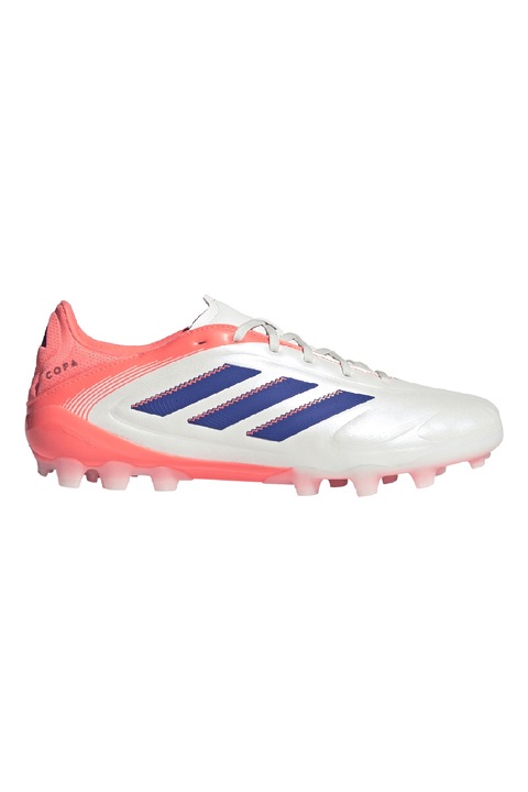 adidas Performance, Pantofi din material sintetic, pentru fotbal Copa Pure III, Alb/Coral
