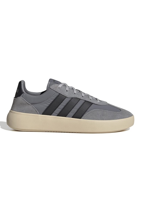 adidas Sportswear, Pantofi sport cu garnituri din piele intoarsa Barreda Decode, Negru/Gri