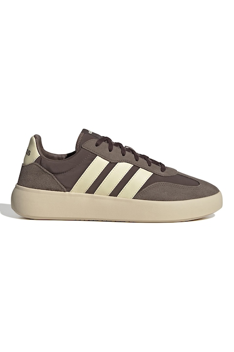 adidas Sportswear, Pantofi sport cu garnituri din piele intoarsa Barreda Decode, Maro fango