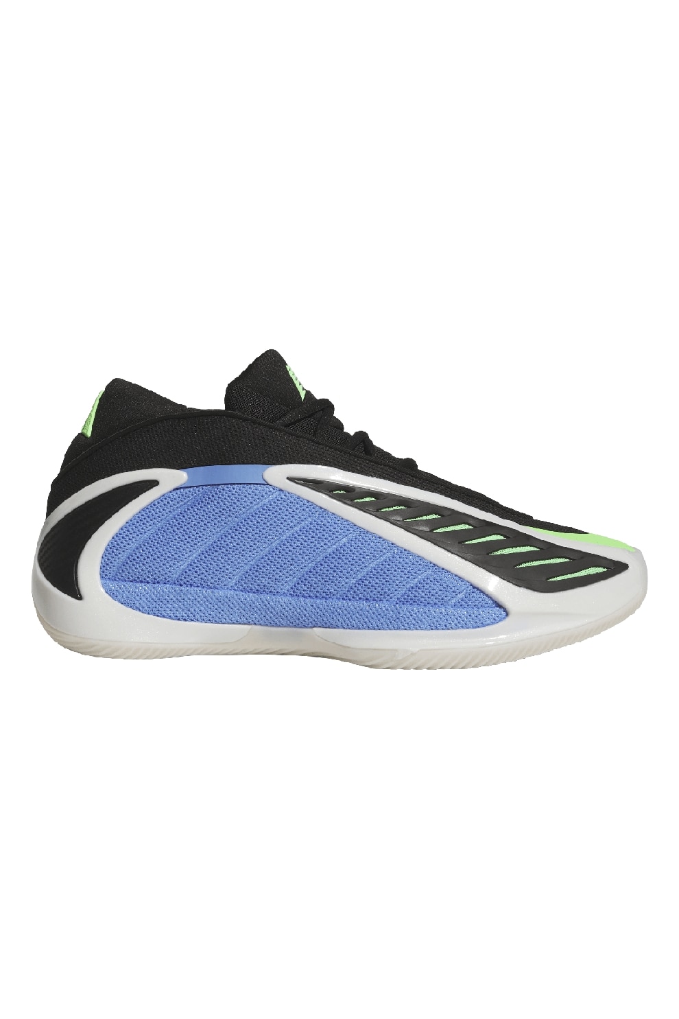 adidas Performance, Pantofi pentru baschet Anthony Edwards, Negru, Albastru deschis, 7.5
