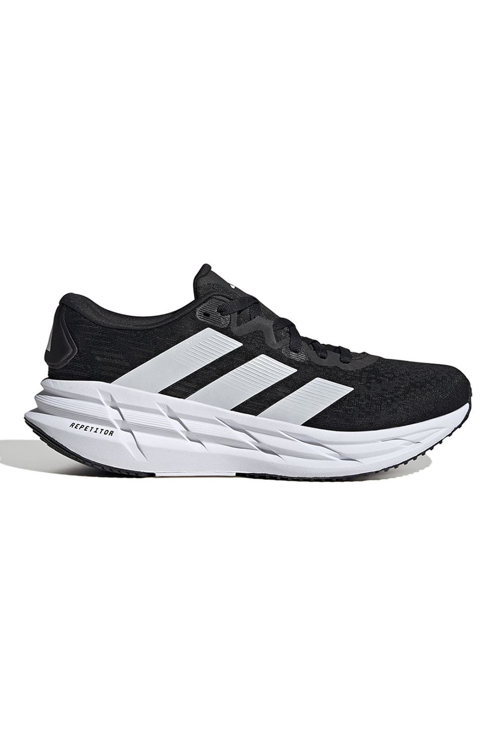 adidas Performance, Pantofi cu talpa wedge pentru alergare Adistar, Negru, 8
