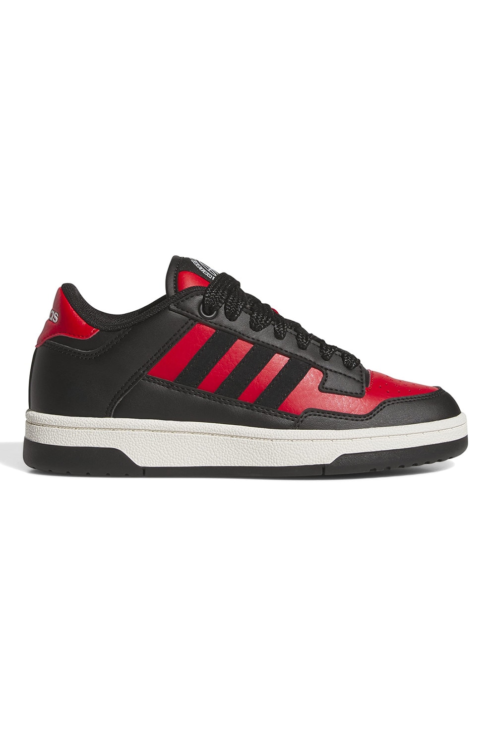 adidas Sportswear, Pantofi sport Rapid Court low-cut, Rosu, Negru, 35.5 EU