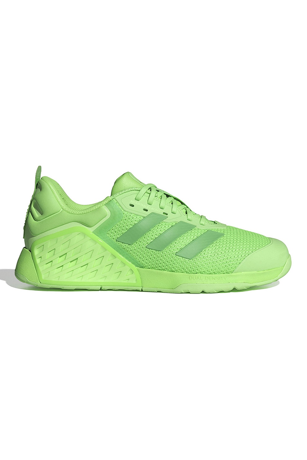 adidas Performance, Pantofi cu logo pentru fitness Dropset 3, Verde neon, 8