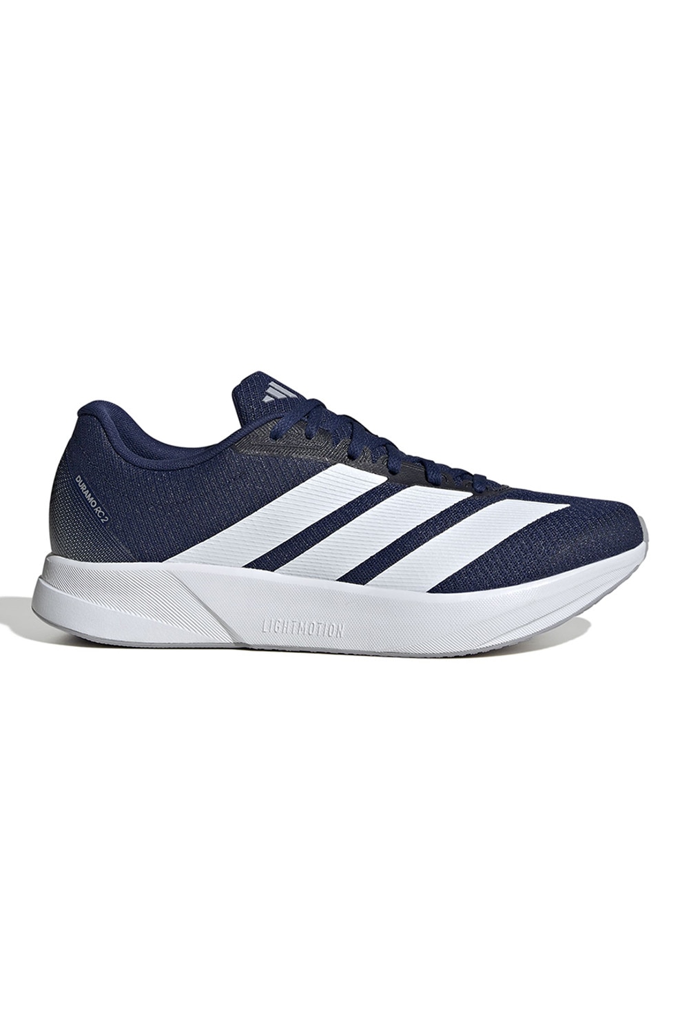 adidas Performance, Pantofi Duramo SL2 cu plasa, pentru alergare, Alb, Albastru inchis, 8