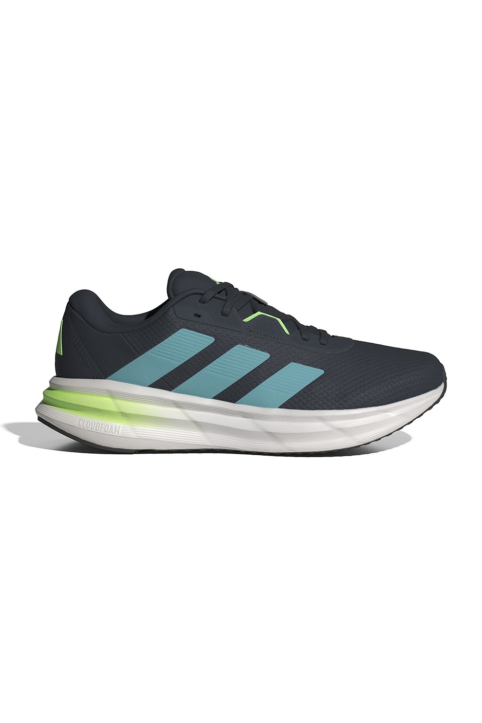 adidas Performance, Pantofi Galaxy 7 cu logo pentru alergare, Verde deschis, Bleumarin, 8