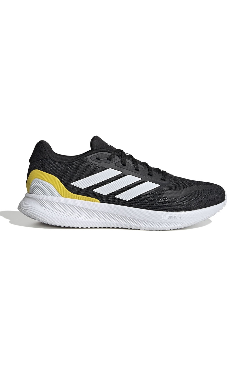 adidas Performance, Pantofi Runfalcon 5 pentru alergare, Alb, Negru, Galben, 7.5
