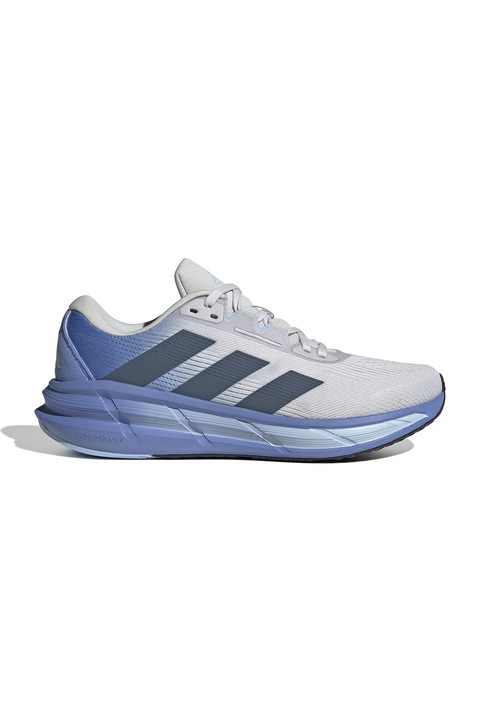 adidas Performance, Pantofi Questar 3 cu aspect tricotat pentru alergare, Alb/Albastru
