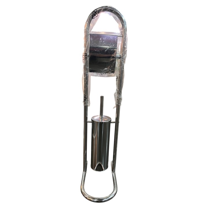 Set suport hartie si perie cu picior zen home