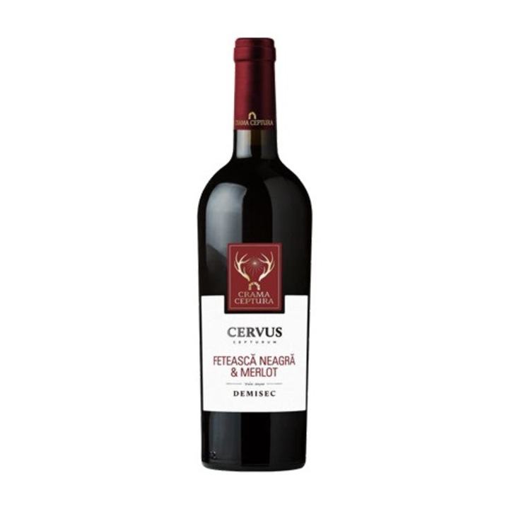 Ceptura Cervus Cepturum Fet. Neagra & Melot 0.75L