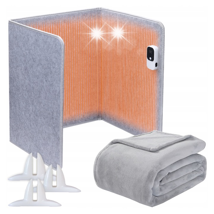 Vita Vitale TA70020A elektromos fűtőtest, 200W, összecsukható, poláris takaróval, 120x53cm, 100x65cm