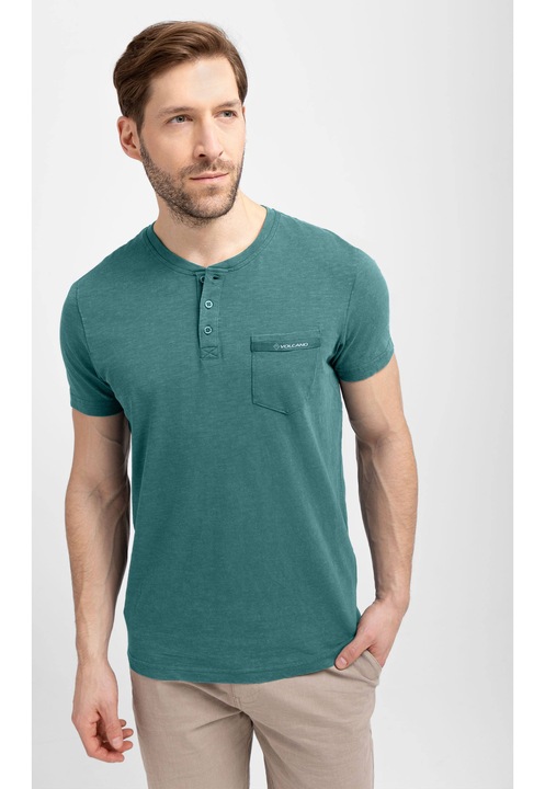 Tricou pentru barbati Volcano T-Apy, turcoaz, L