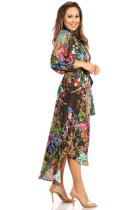 Rochie Rina 1650-603, negru, marimea S/M, SAKKAS