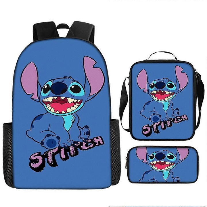 Rucsac Benobby pentru copii Stitch, Starcraft, rucsac Oxford din panza, geanta de umar, geanta de pranz, geanta pentru creioane, 73-nmaov