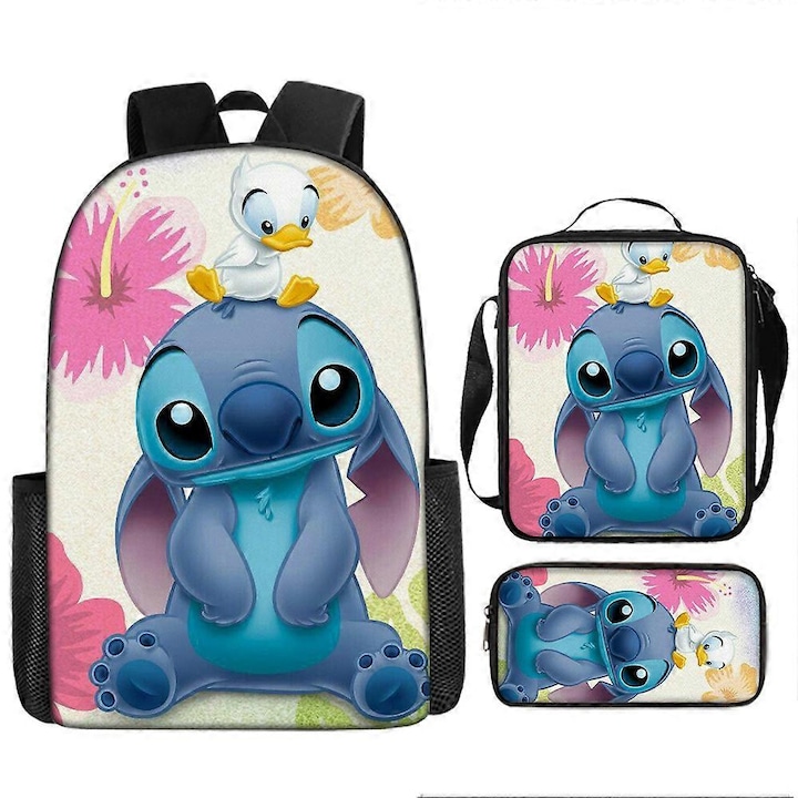 Rucsac Benobby pentru copii Stitch, Starcraft, rucsac Oxford din panza, geanta de umar, geanta de pranz, geanta pentru creioane, 58-nmaov