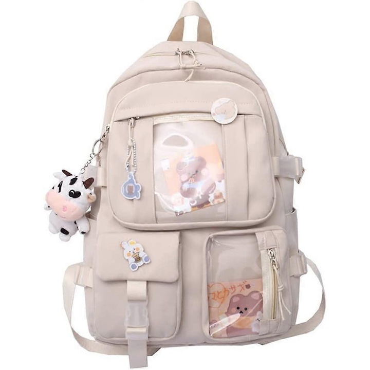 Rucsac Benobby Kids Kawaii cu ace - Rucsac scolar Kawaii, rucsac estetic dragut, rucsac Kawaii dragut