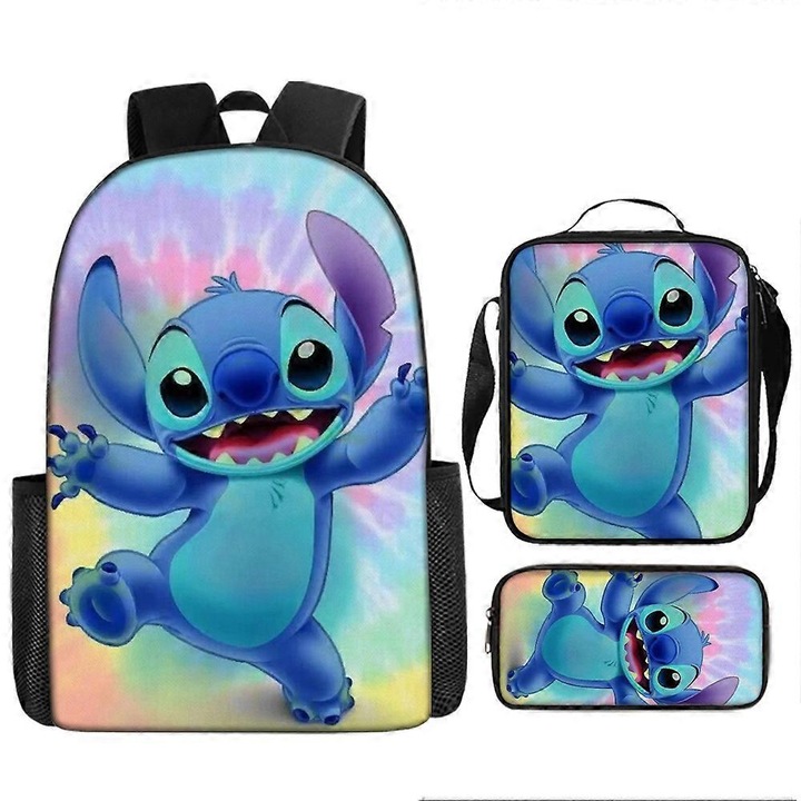 Rucsac Benobby pentru copii Stitch, Starcraft, rucsac Oxford din panza, geanta de umar, geanta de pranz, geanta pentru creioane, 39-nmaov