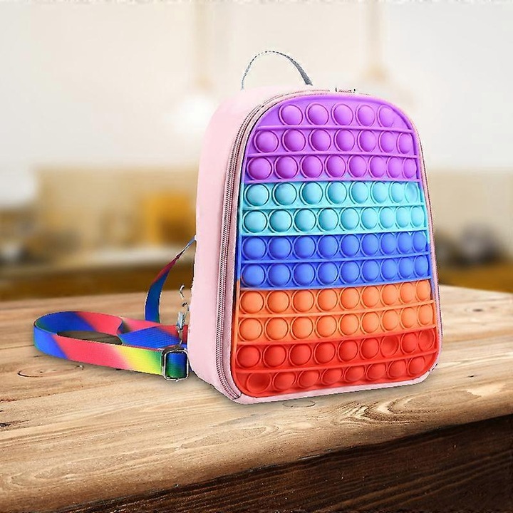 Rucsac Benobby Kids Pop-on-it pentru scoala, rucsac pentru carti scolare pentru copii si adolescenti