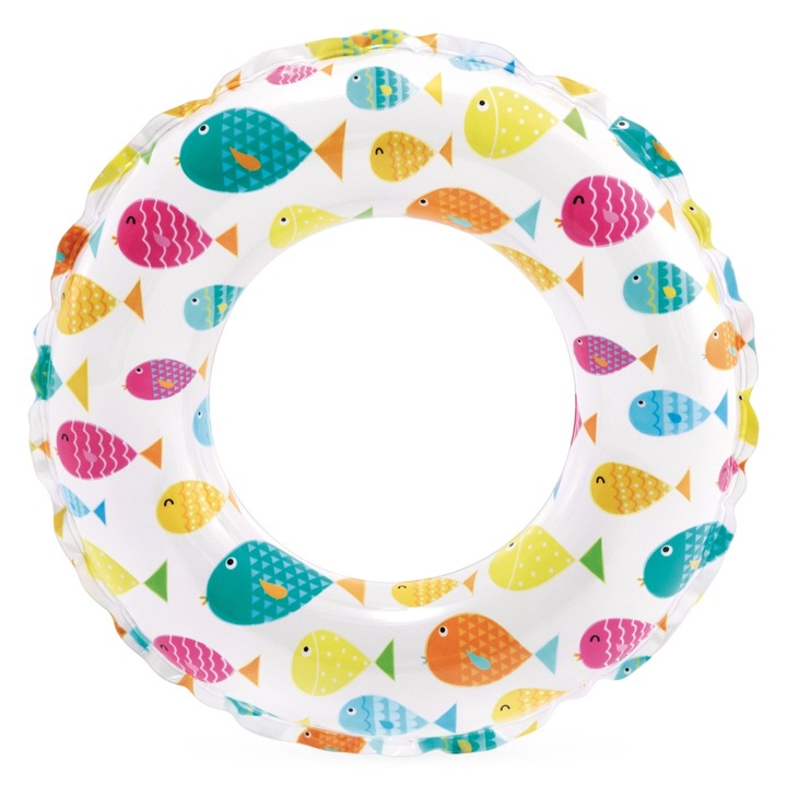 Gyerek úszógumi, Intex, 59230-as modell, 51 cm, többszínű, 3-6 éves korig