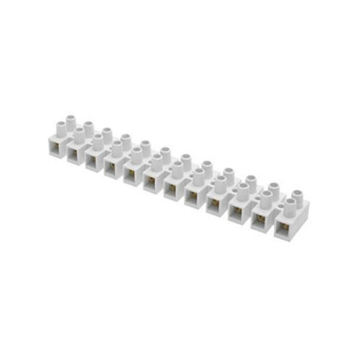 Set 10 bare, reglete conexiune, cleme sir 3A, 4mmp, 380V, 12 elemente/bara, Mentavill