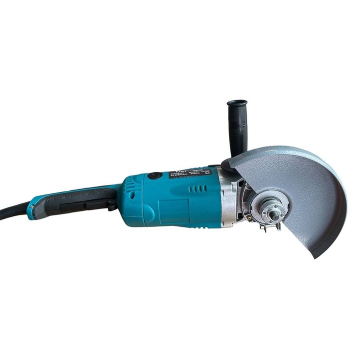 Polizor unghiular Kraft Royal, Flex, Reglare viteza, Verde, 220VAC, 230mm, 2400W, Kit