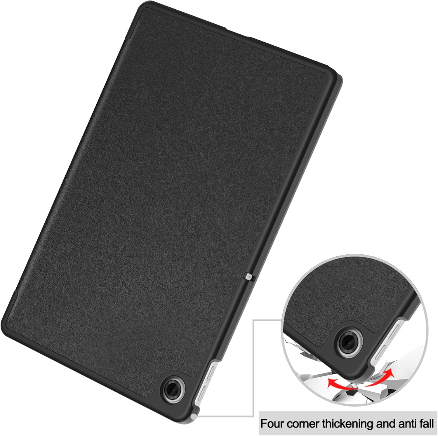 Husa tableta Omelivon pentru Lenovo Tab 10.1" 2025, auto sleep/wake, suport, negru