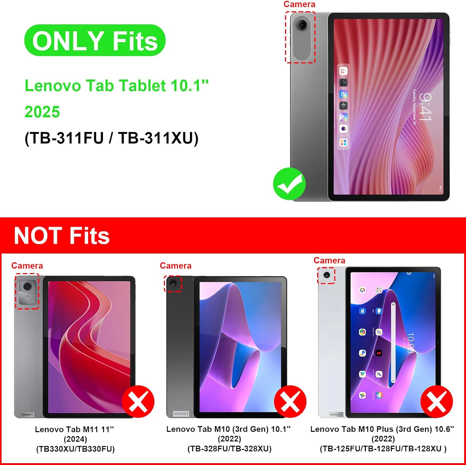 Husa tableta pentru, Lenovo Tab 10.1" 2025（TB-311FU/TB311-XU), auto functie sleep/wake tip stand, Graffiti
