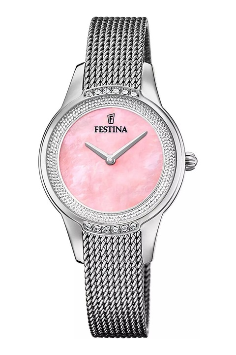 Festina, Ceas rotund cu cristale, Argintiu