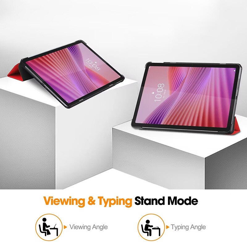 Husa tableta, Omelivon, Pentru Lenovo Tab 10.1" 2025, Rosu
