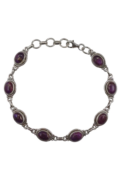 Bratara din argint 925 TSR cu piatra oyster turcoaz model 1MSYS3