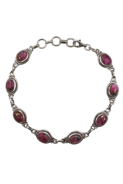 Bratara din argint 925 TSR cu piatra oyster turcoaz model 1MSYS2