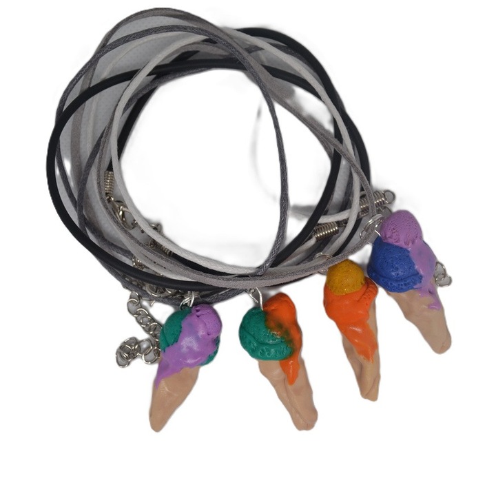 Pandantiv Inghetata din Lut Polimeric