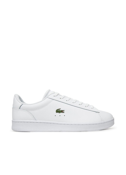 Мъжки спортни обувки, 748SMA0105, Lacoste, Естествена кожа, Бял