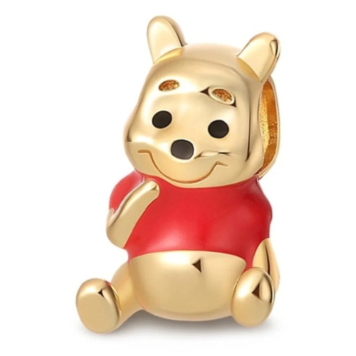 Talisman Winnie the Pooh, din Argint, compatibil cu bratara Pandora