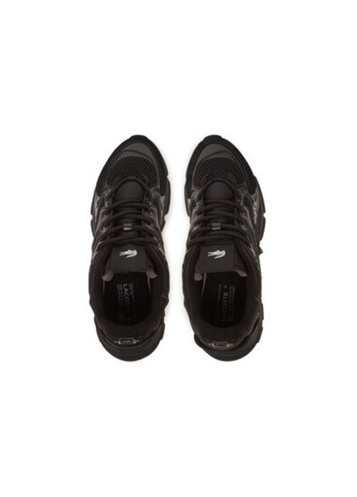 Мъжки спортни обувки, 749SMA0003, Lacoste, Текстил, Черен, Черен