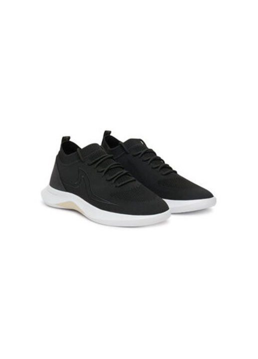 Pantofi sport barbati, C0P8023, Paul Shark, Textil, Negru, Negru