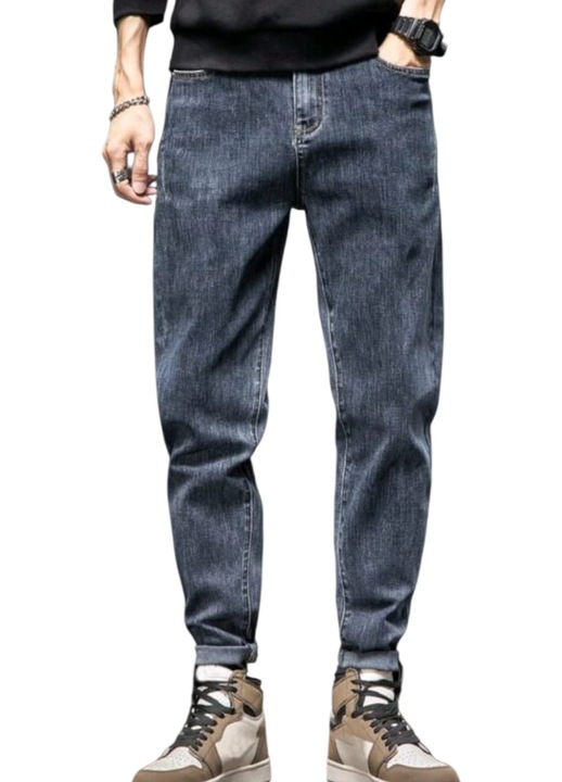 Férfi farmer, modern, 32-es méret, sötétkék színű