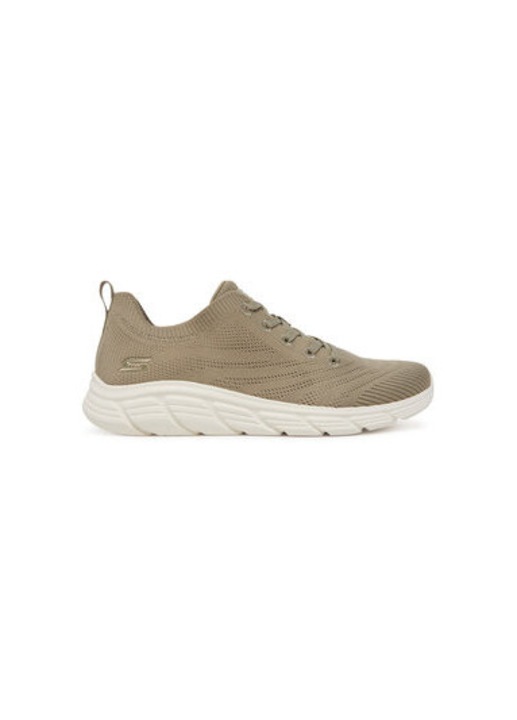 Női sportcipő, 117591, Skechers, Textil, Khaki