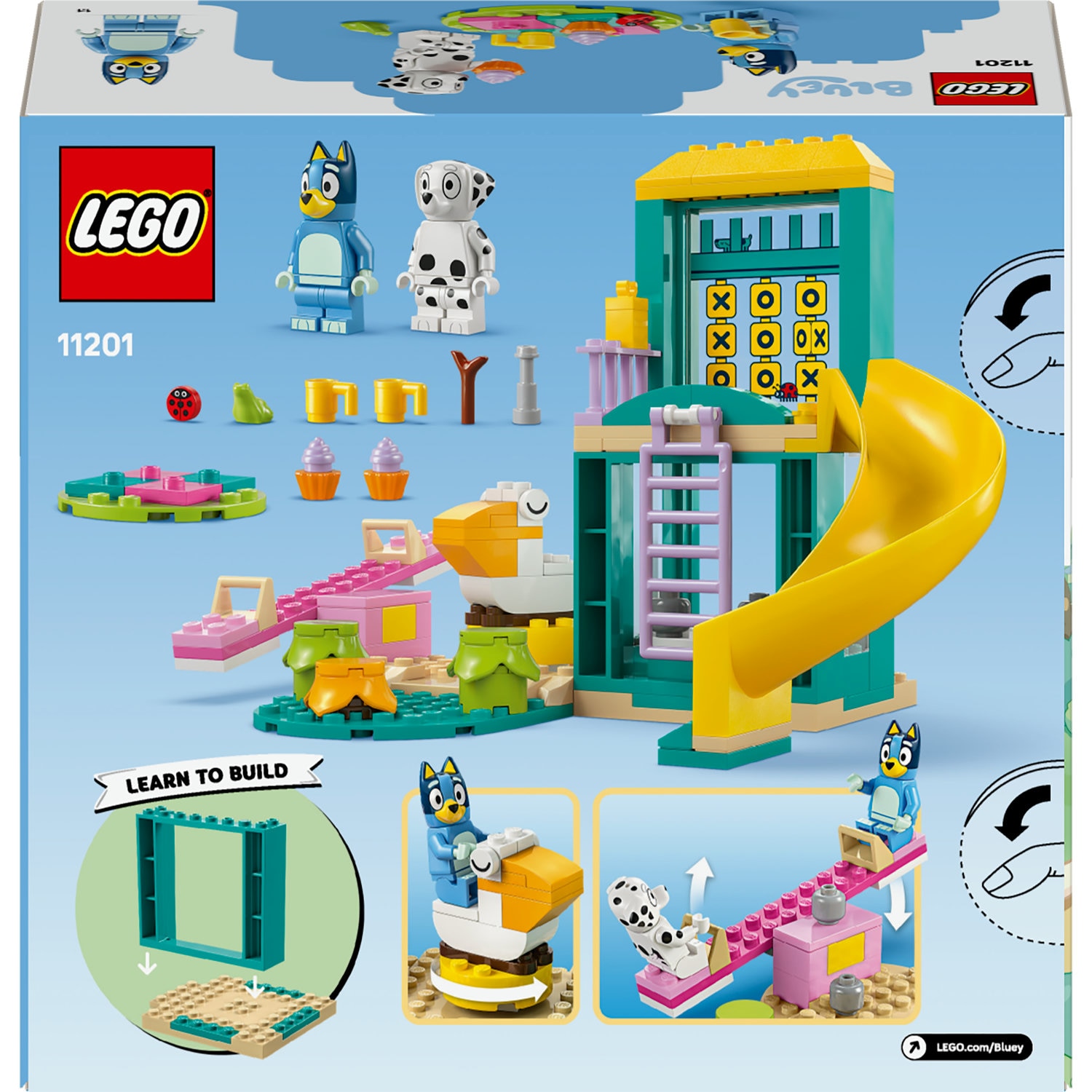 LEGO® Bluey - Distractie la locul de joaca cu Blue si Chloe 11201