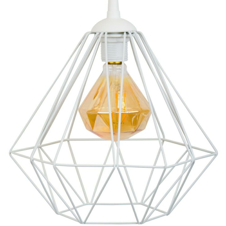 Abajur Metalic Pentru Lampa, Dąstal, Design Geometric, Constructie Solida, Aspect Modern, Ideal Pentru Living Si Sufragerie, Stil Universal, Finisaj Durabil, Ø30x25 Cm