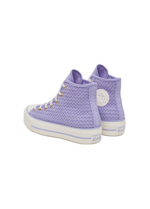 Дамски маратонки, A13644C, Converse, Текстил, Лилав