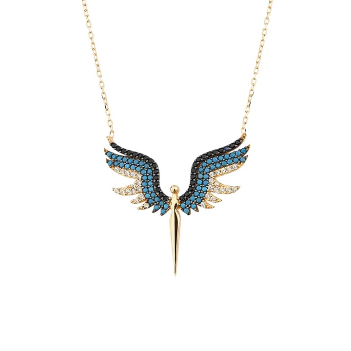 Lant Argint Arhanghelul Mihail Argint Placat cu Aur