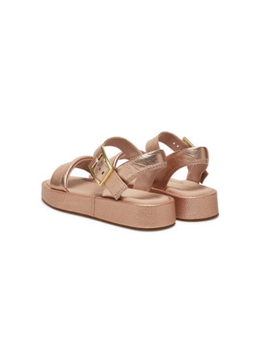 Sandale dama, 26181223, Clarks, Piele naturala, Auriu