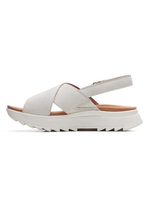 Sandale dama, 26171949, Clarks, Piele naturala, Bej, 41
