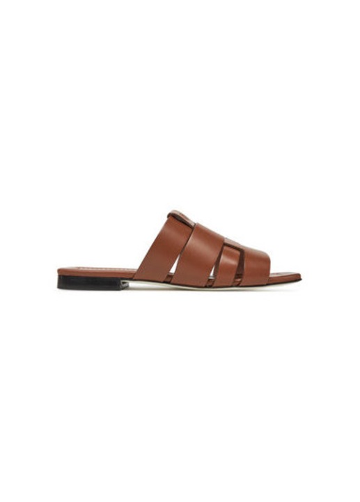 Slapi dama, SA28051C0MTC0230, Pollini, Piele naturala, Maro, 35